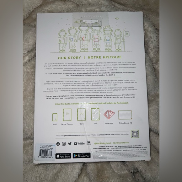 Rocketbook Fusion | Scannable notebook | Smart pad | Smart notebook - Picture 2 of 3